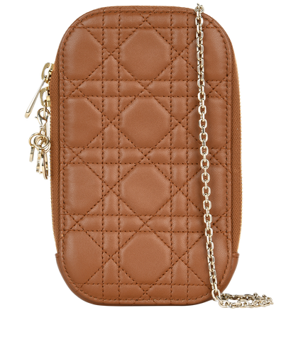 Lady Dior Call'in Dior Phone Holder, front view